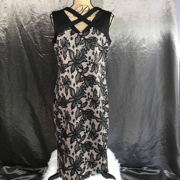 En Focus Studio Dresses & Skirts - En Focus Studio Nude Lace Shell Dress