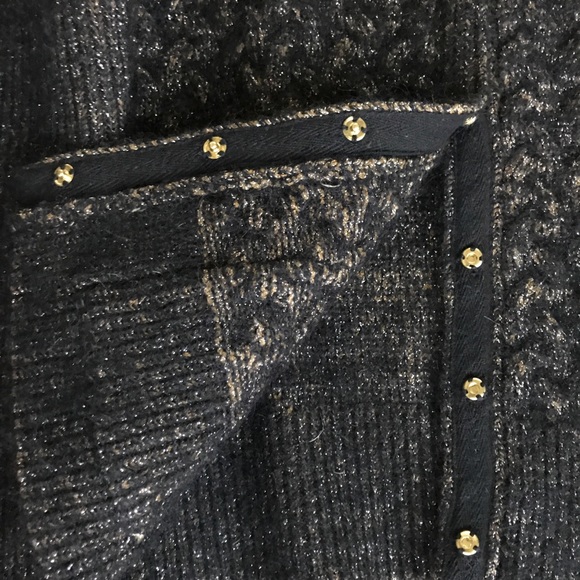 nwot intropia mohair-blend metallic knit cardigan - Picture 7 of 8
