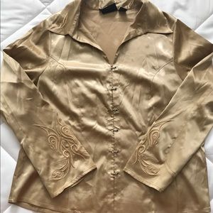 Gold Harley Davidson Shirt