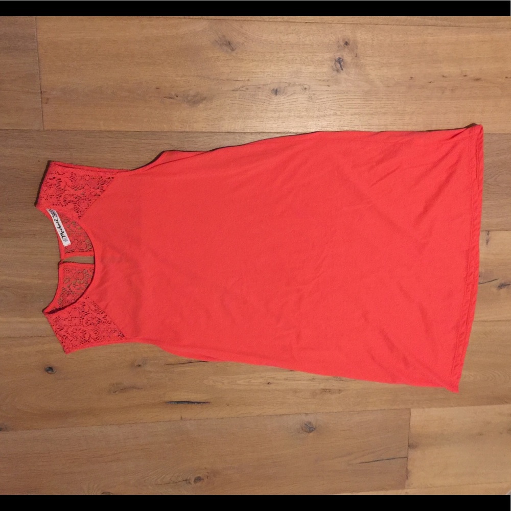 Michael Stars coral red dress