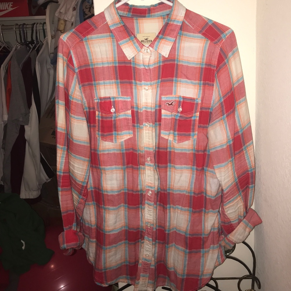 Hollister plaid shirt