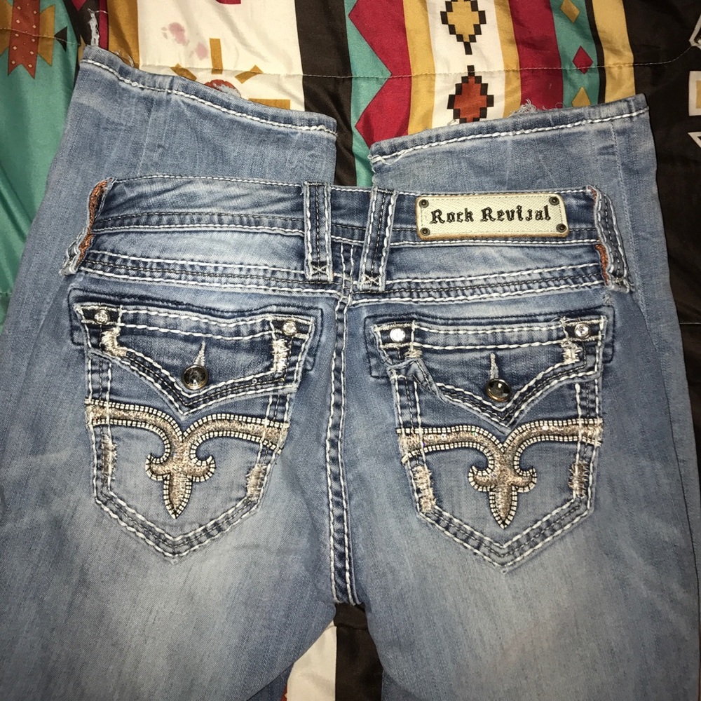 🌸ROCK REVIVAL JEANS🌸 SIZE:26🌸 BOOTCUT🌸
