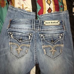 🌸ROCK REVIVAL JEANS🌸 SIZE:26🌸 BOOTCUT🌸