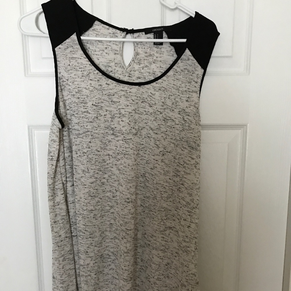 Forever 21 black and grey tunic