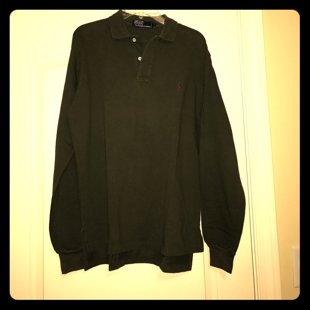 Long Sleeve Polo Size M