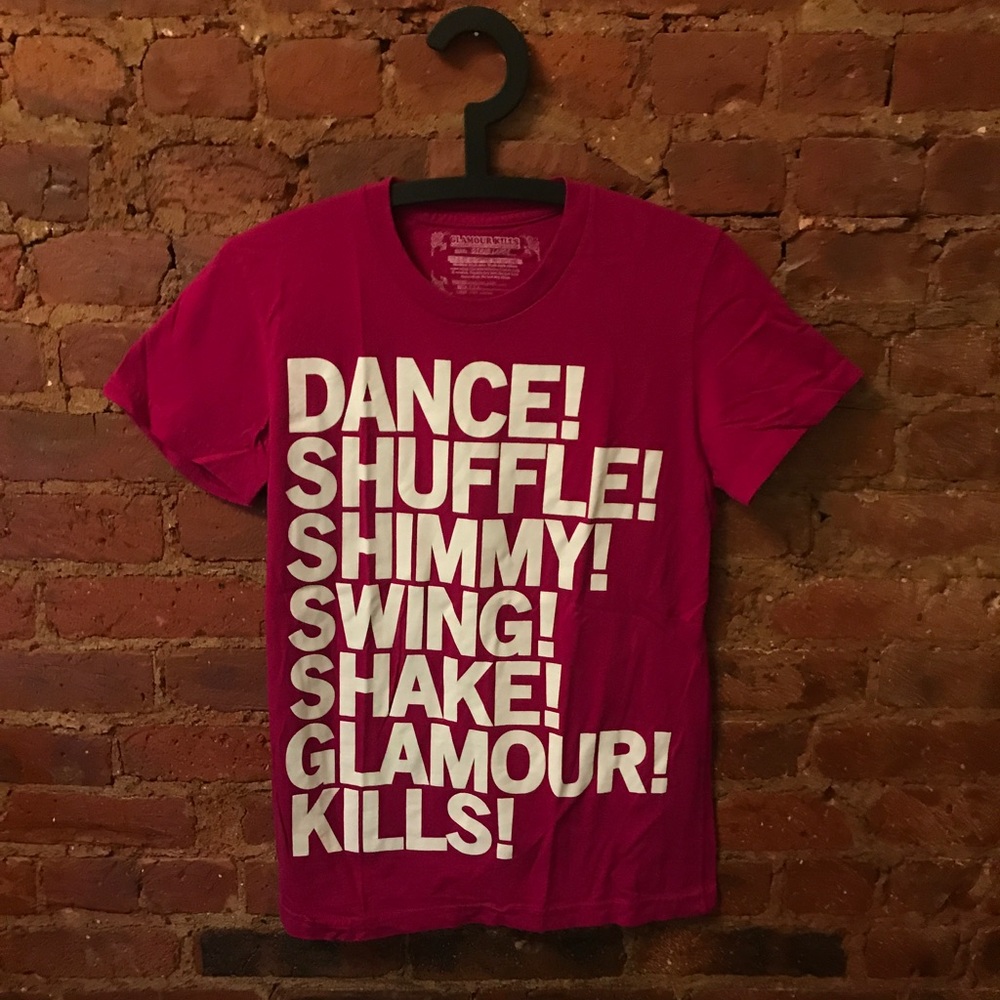 Glamour Kills Pink T Shirt