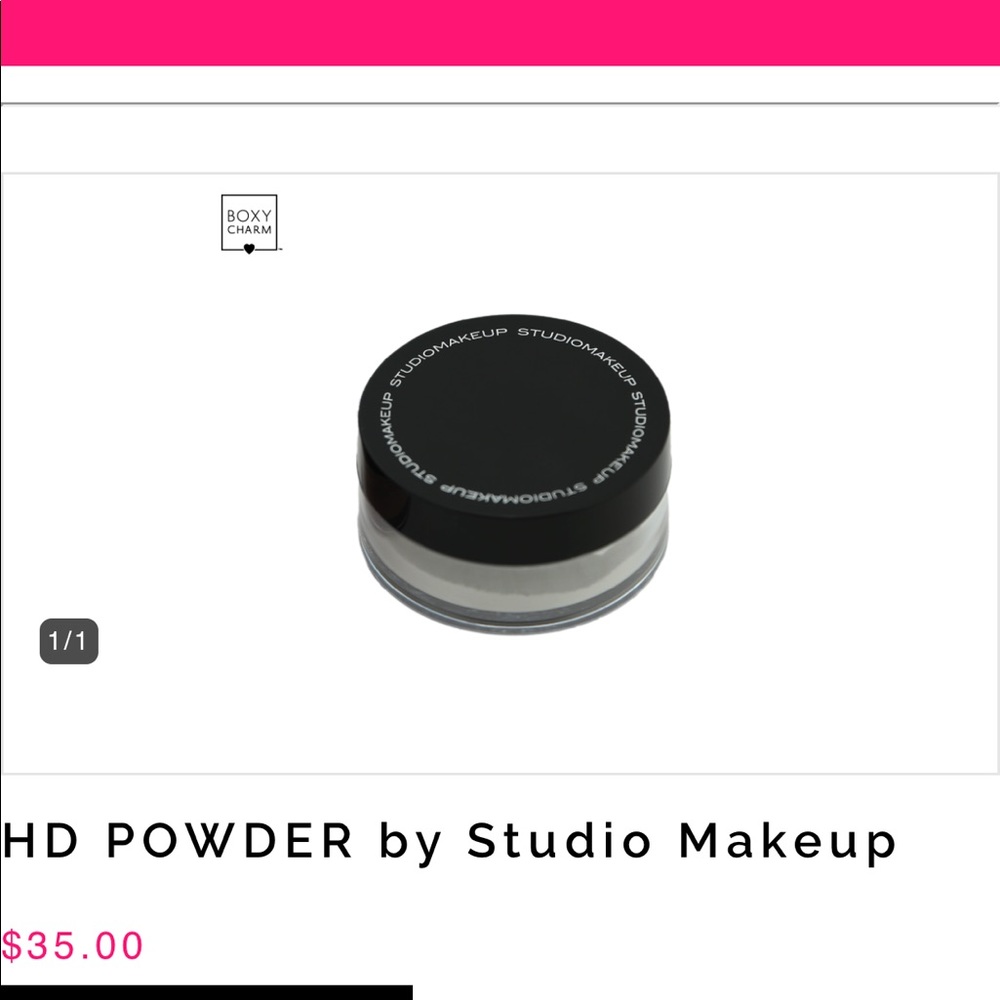 NWOT HD powder by studio makeup