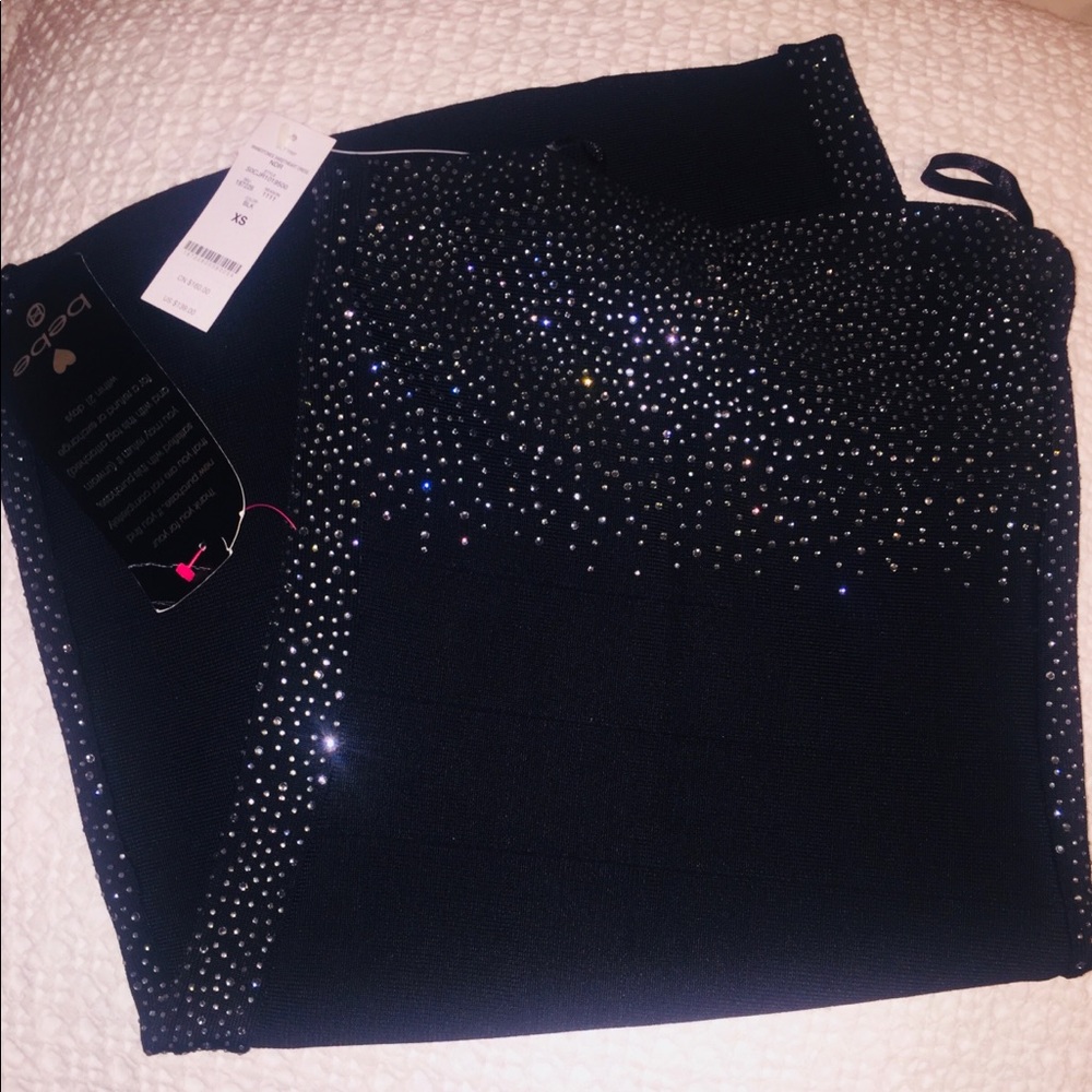 BEBE XS LBD  💎SPARKLE 💎 Bandage