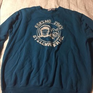 Blue Eskimo Joe’s sweatshirt