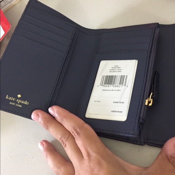 NWT Kate Spade Callie trifold wallet - Picture 3 of 5