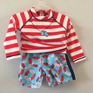 Shade Critters NWT swim trunks and sun shirt