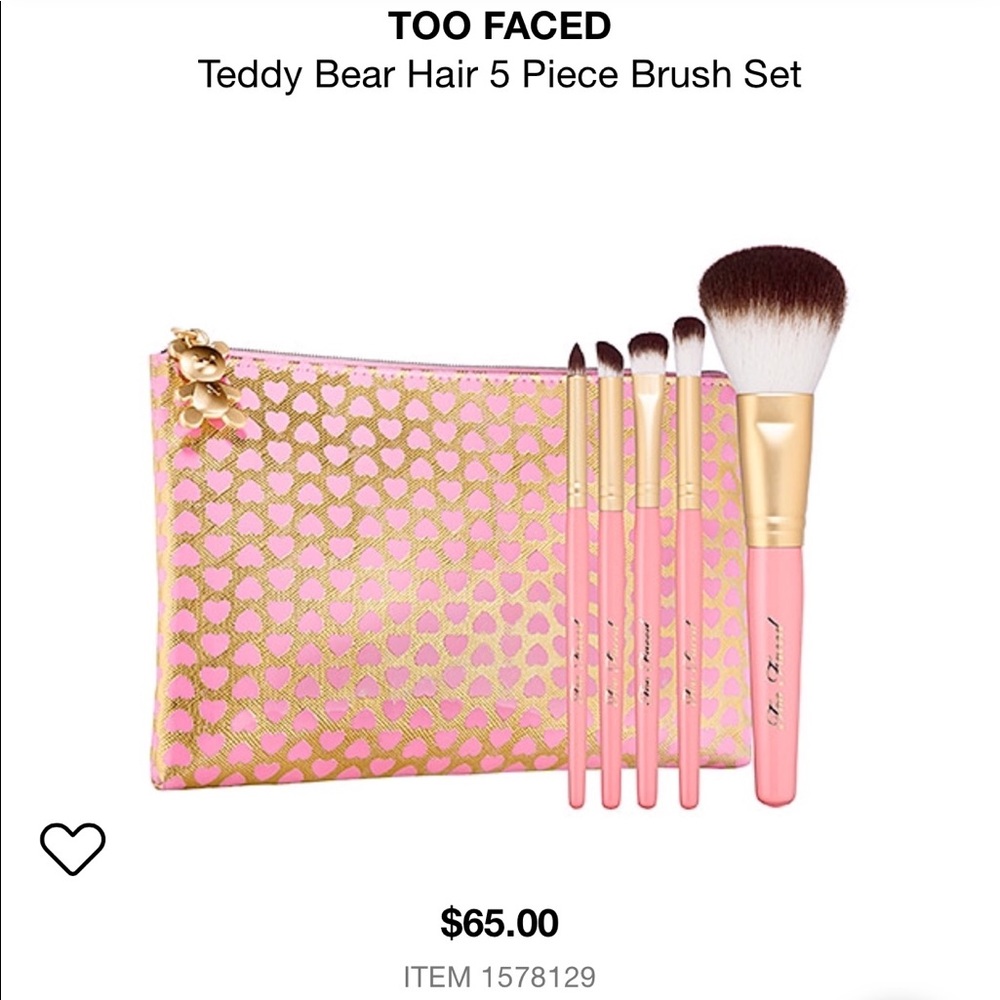Too Faced Teddy Bear 🐻 brush set