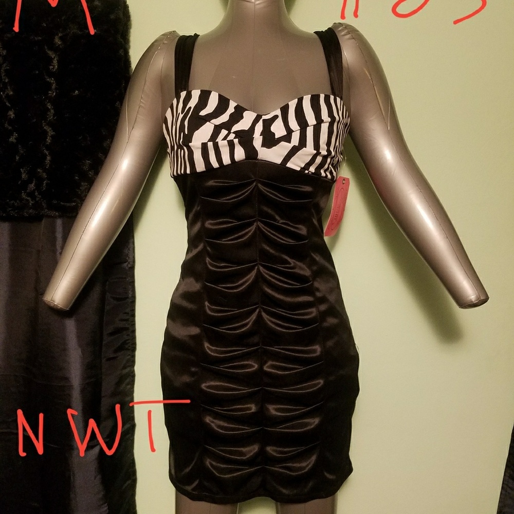 Go to Mercari  Sexy Zebra Striped Dress