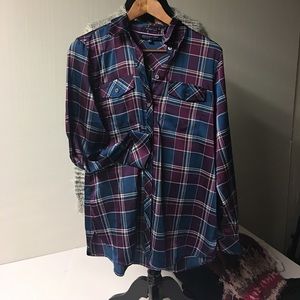 Jones of New York- Signature teal and burgundy