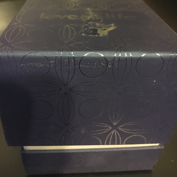 STAINLESS/SILVER P Angel Charm bangle bracelet - Picture 8 of 8