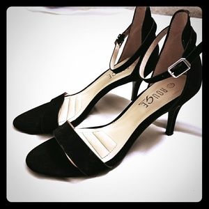 Black Ankle Strap Heels