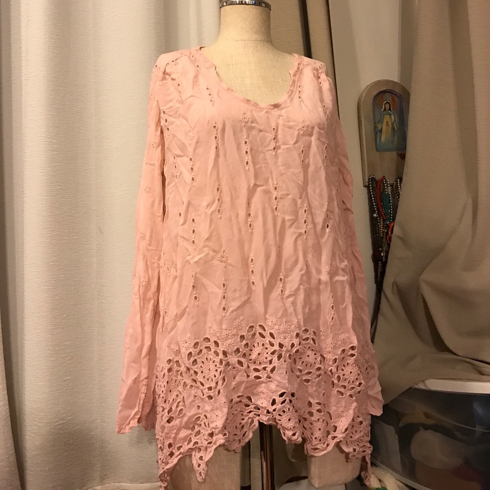 Johnny Was light pink top/dress