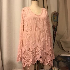 Johnny Was light pink top/dress