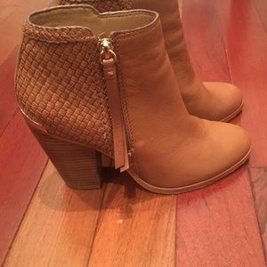 Coach leather booties