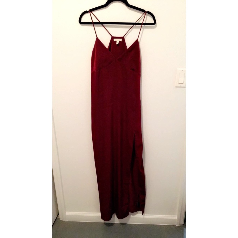 Silence + Noise maxi silk silk dress