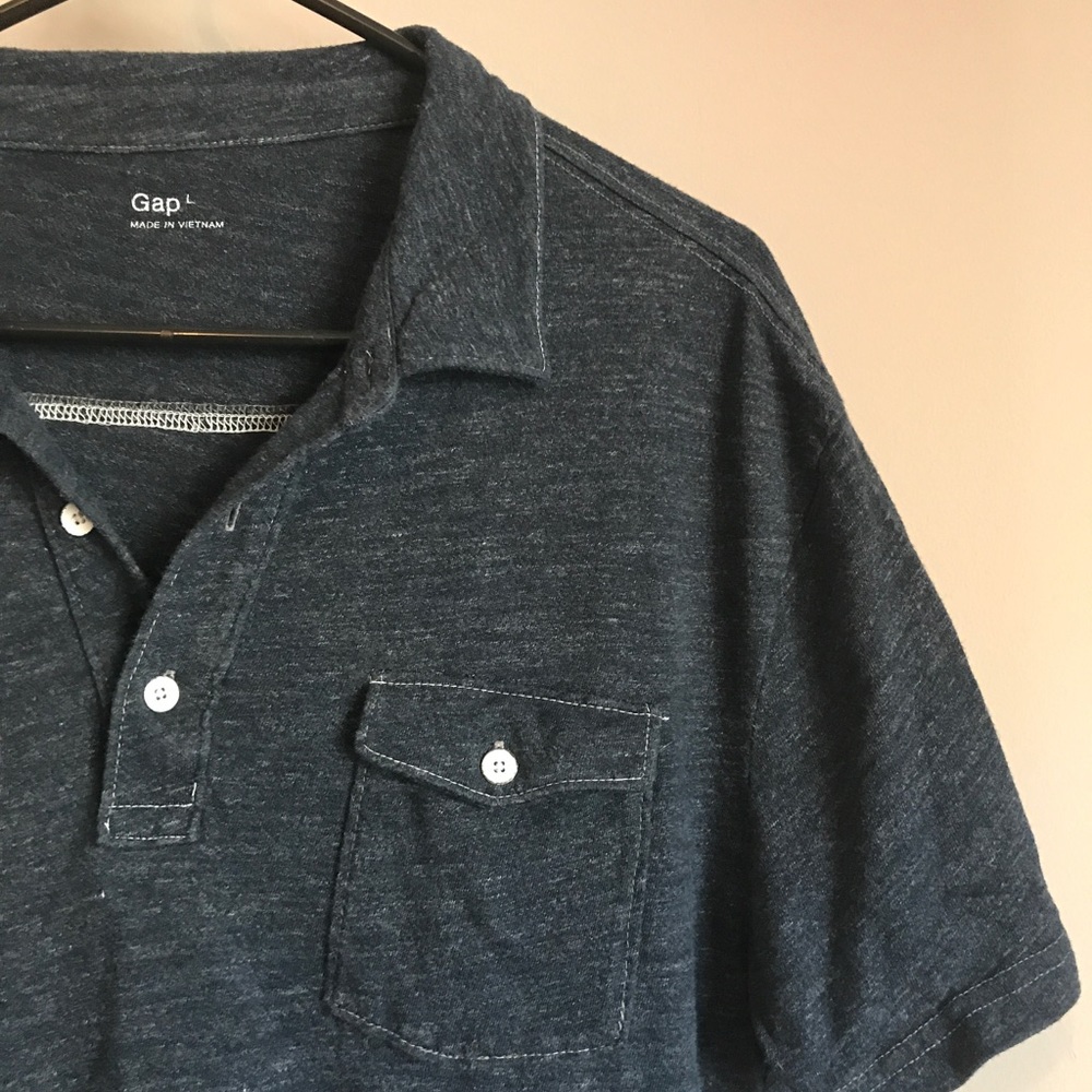 GAP Short Sleeve Bowler Henley