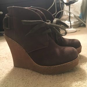 Brown booties