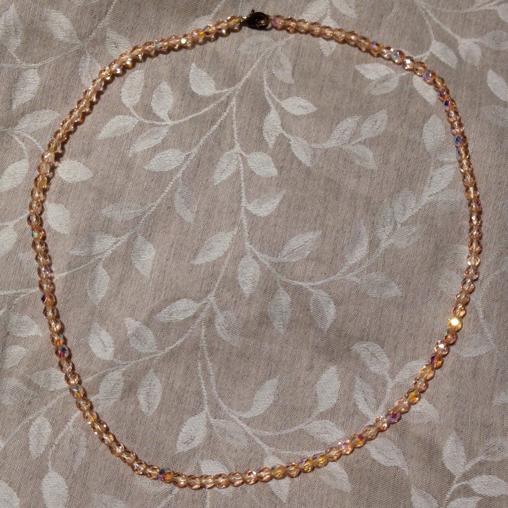 Bohemian glass bead necklace - Picture 2 of 2