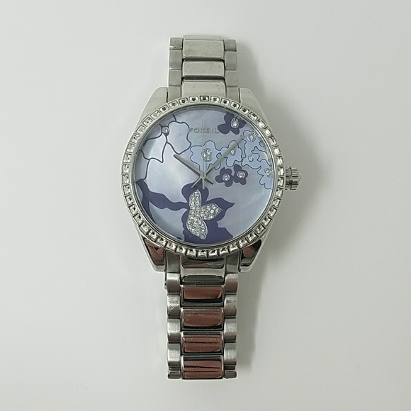 fossil flower watch