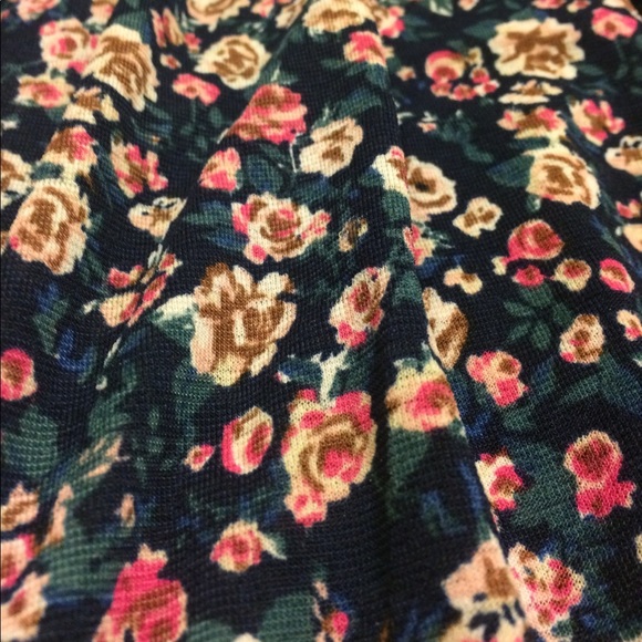 NWOT High-Low Lace Lined Floral Dress - Picture 4 of 6