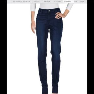 Armani Exchange Dark wash Straight leg Jeans