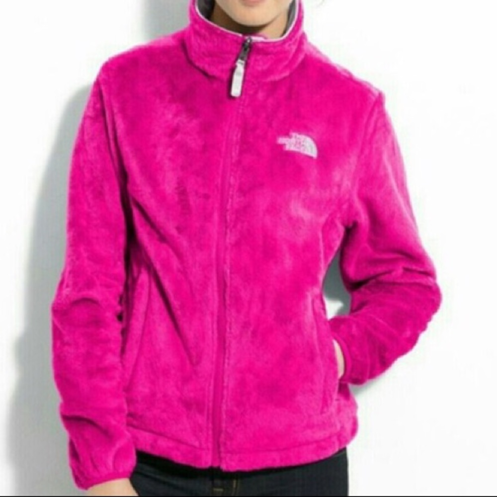 Pink fleece The North Face jacket