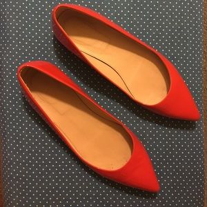 J. Crew Italian Leather Flats -- size 8.5