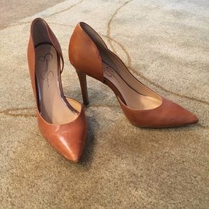 Jessica Simpson Brown Pumps, Size 8