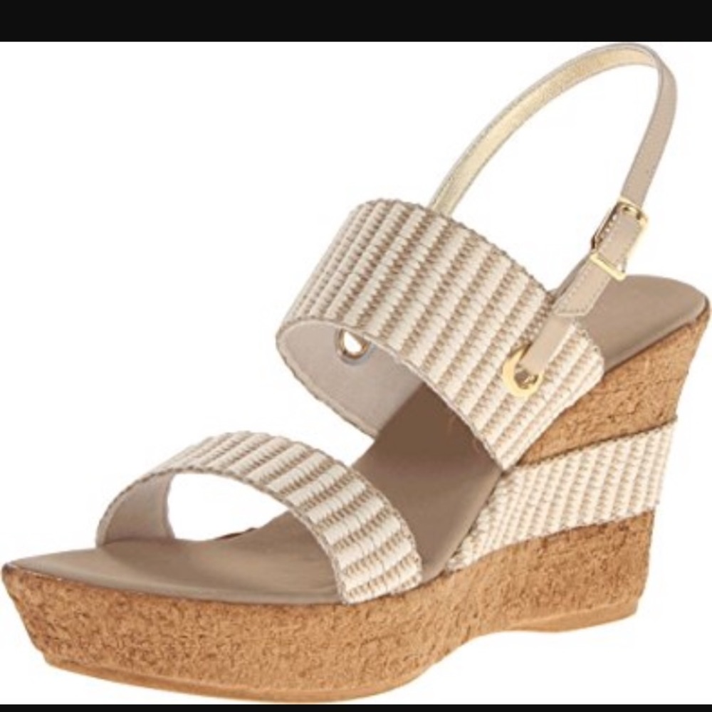 Onex Tan and Cream Wedges