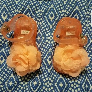 Baby (girl) sandals, never worn