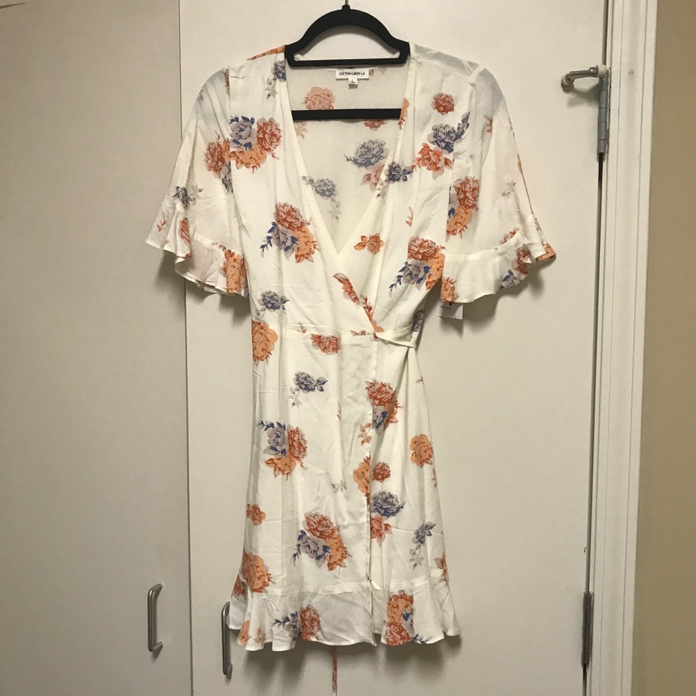 Floral Wrap Dress