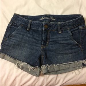 AE Cuffed Midi Jean Short