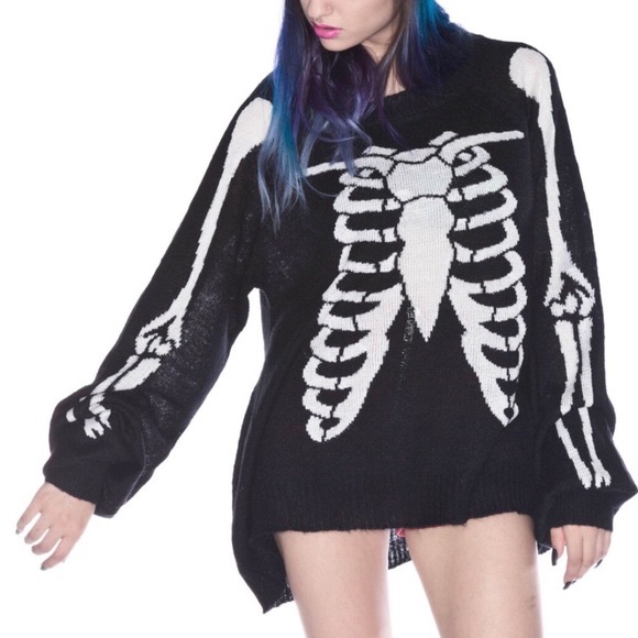 wildfox skeleton sweater
