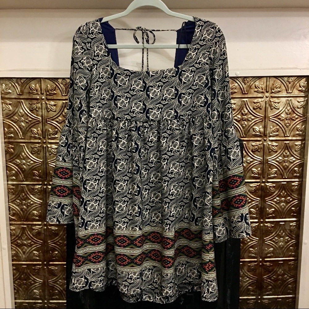 Sage Fall Long Sleeve Dress - Picture 1 of 6
