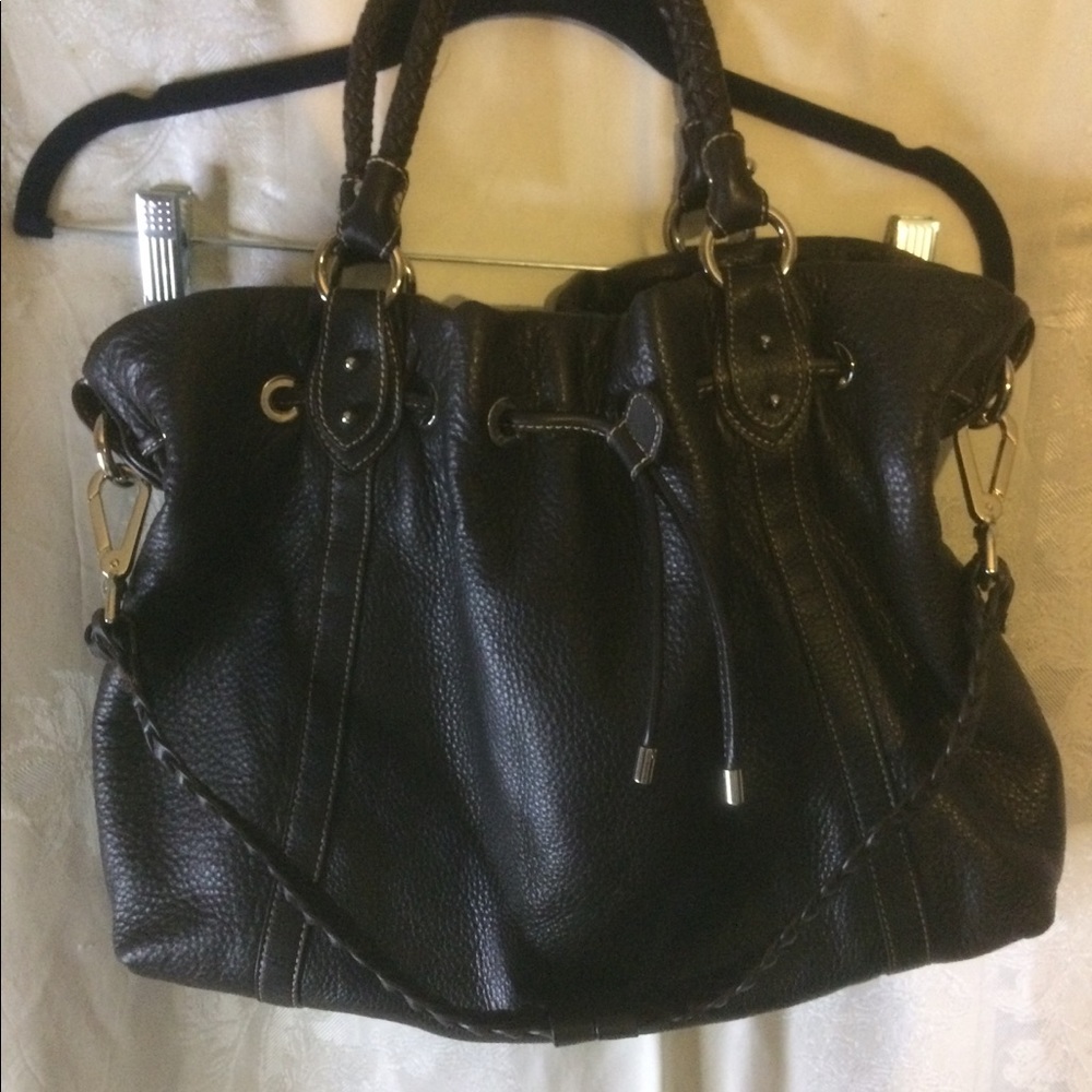Donald J Pliner leather handbag