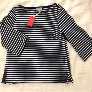 NWT Pure Long Sleeve Striped Top