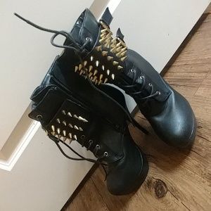 Charlotte russe punk stiletto boots