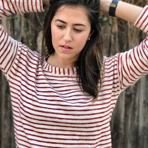 Madewell | Setlist Pullover Top Stripe | EUC