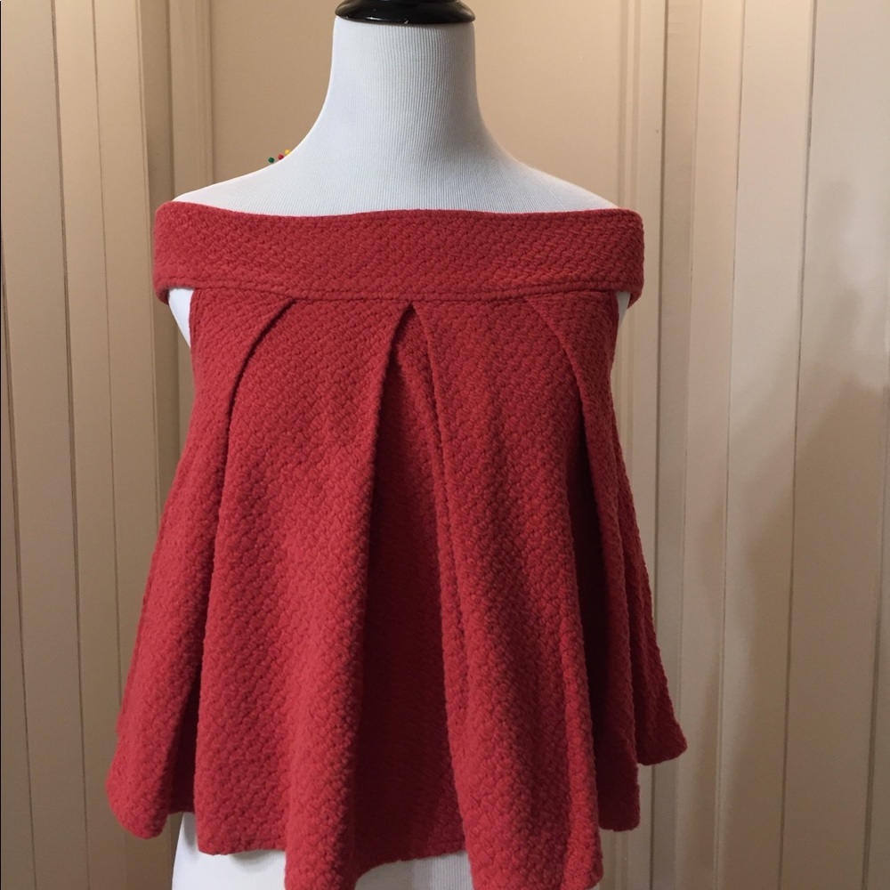 Free People Coral Top