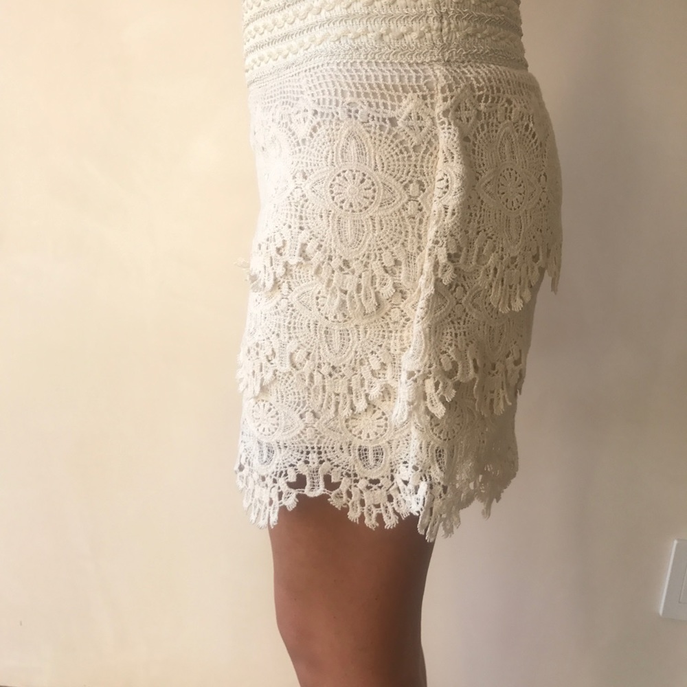 Lace Mini Skirt