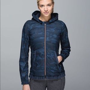 Blue camo lululemon jacket