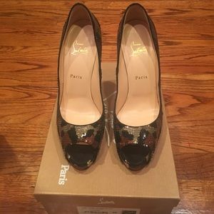 Christian Louboutin Very Prive 120 Paillettes