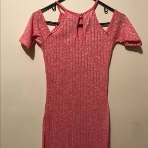 Pink Over knees Dress