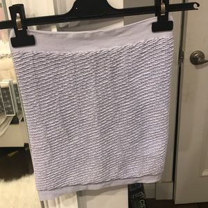 Lilac tube top/ fit skirt