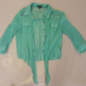 Turquoise shirt